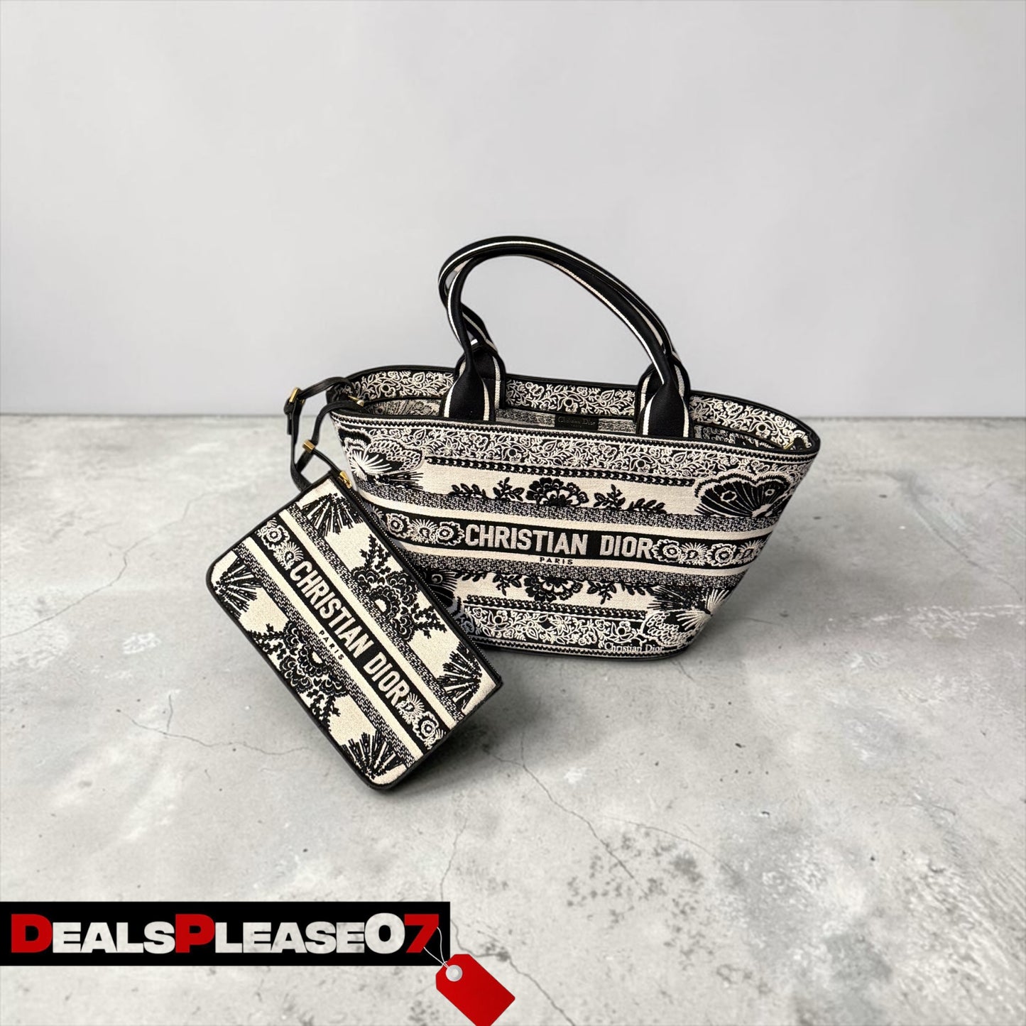 christian dior other-panier chapeau black & white