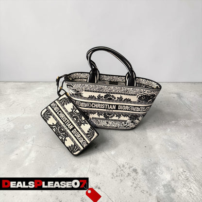 christian dior other-panier chapeau black & white