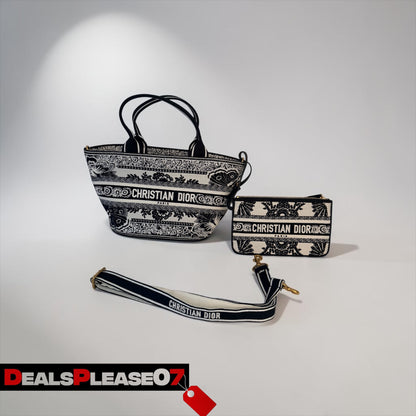 christian dior other-panier chapeau black & white