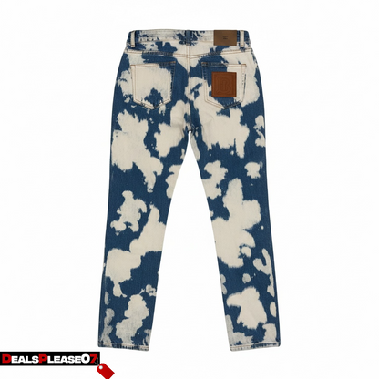 BURBERRY MONOGRAM MOTIF BLEACHEDF DENIM SLIM FIT